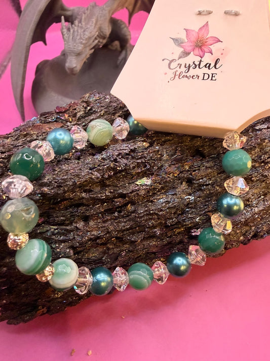 Grüner Achat Handmade Armband