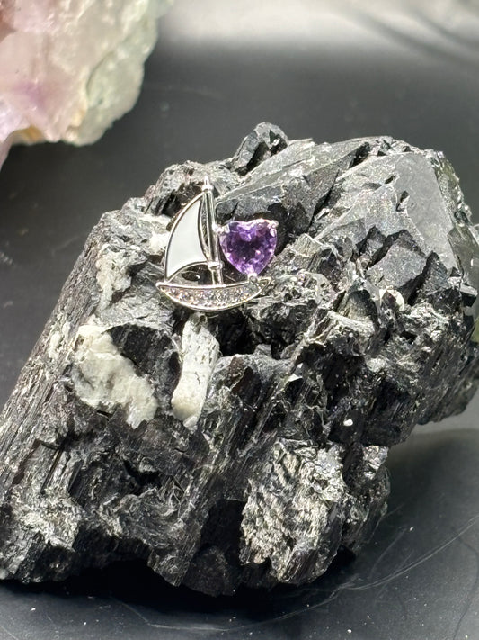Amethyst Boot Anhänger