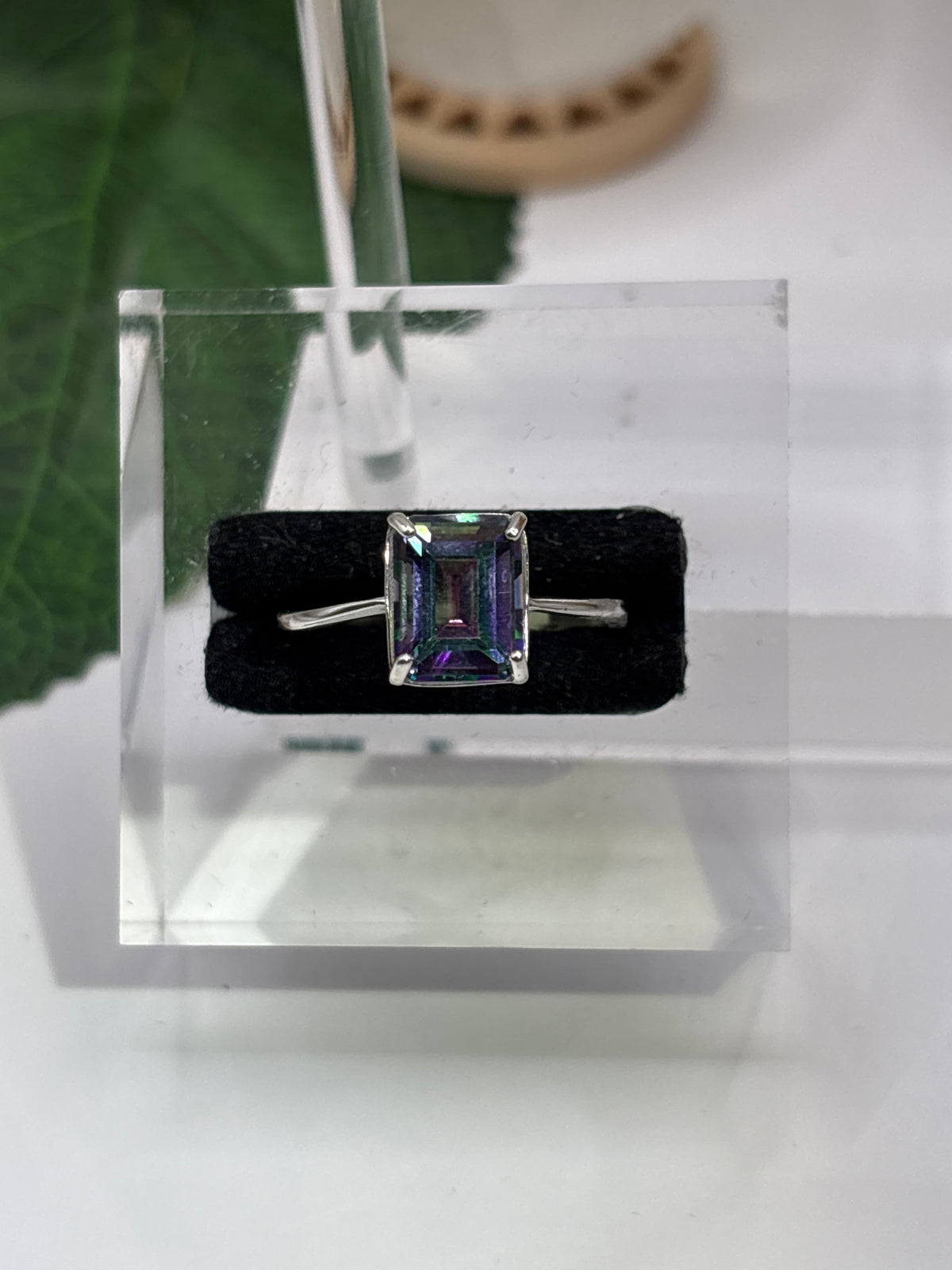 Mystik Quarz Quadrstisch Ring