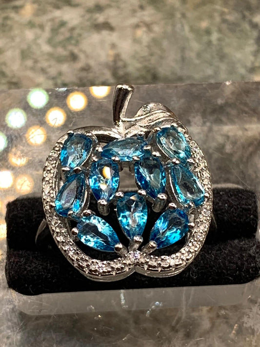 Topas Apfel Ring