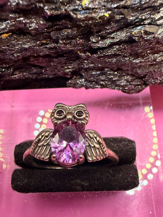 Alexandrit Eule Ring