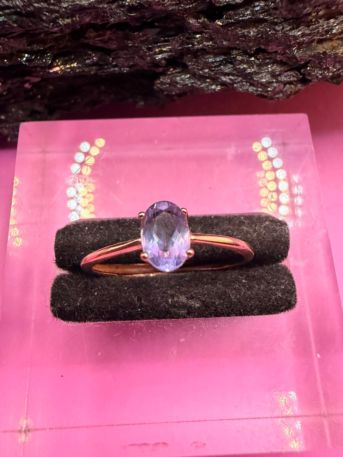 Schlichter Fluorit Ring