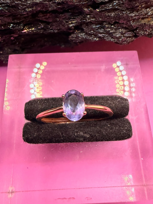 Schlichter Fluorit Ring