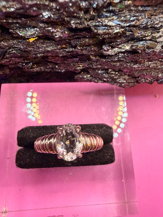 Schlichter Bergkristall Ring